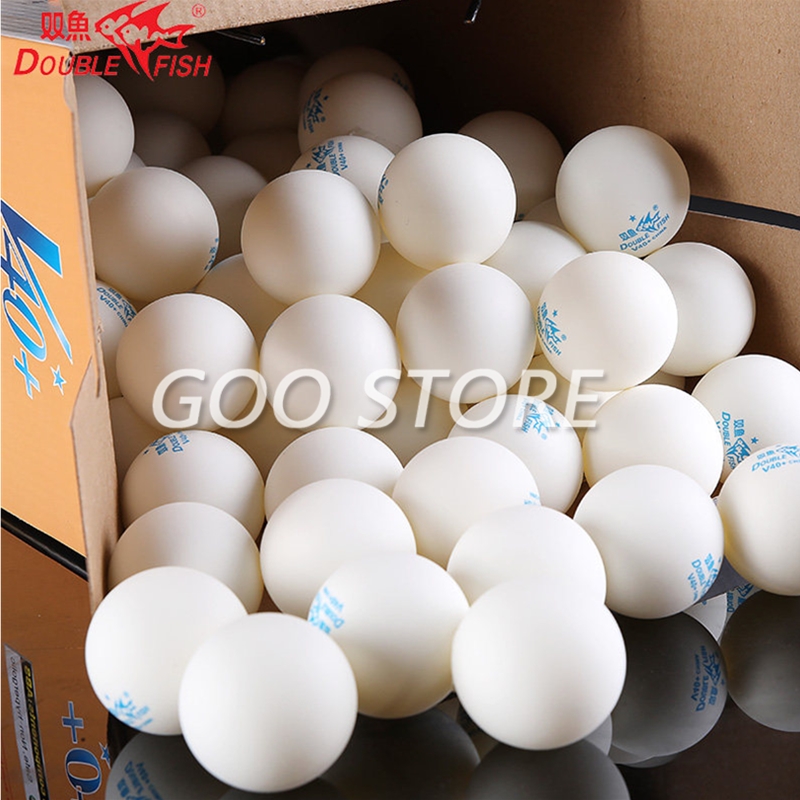 Table Tennis Video Game - 100 balls Double Fish V40+ 1-Star