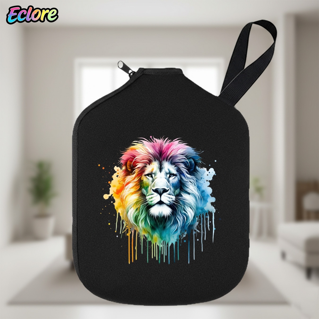 Colorful Watercolor Lion Head  - Table Tennis Paddles 评论和价格