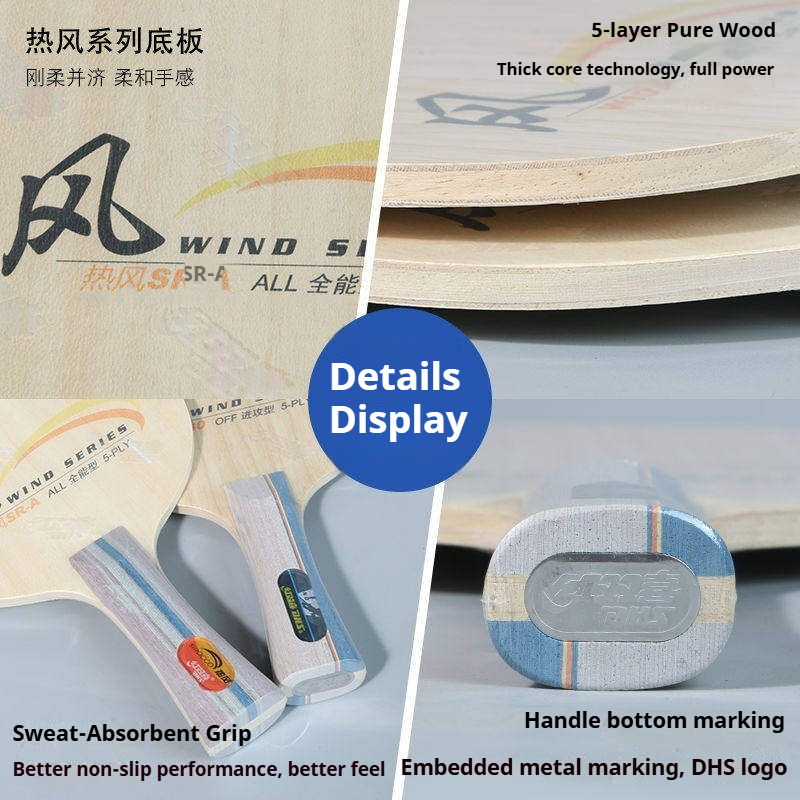 DHS WIND SERIES Table Tennis B - Table Tennis Paddles 评论和价格