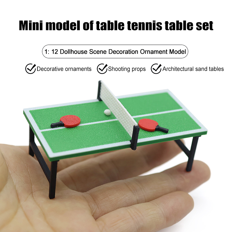 1/12 Mini Dollhouse Sports Fur - Table Tennis Reference 评论和价格
