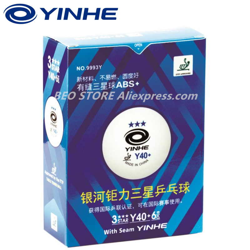 60 balls YINHE 3-star Y40+ H40 - Table Tennis Video Game 评论和价格