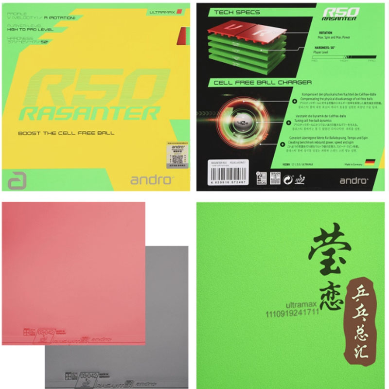 Andro Rasanter R45 47 50 C45 4 - Table Tennis Club 评论和价格