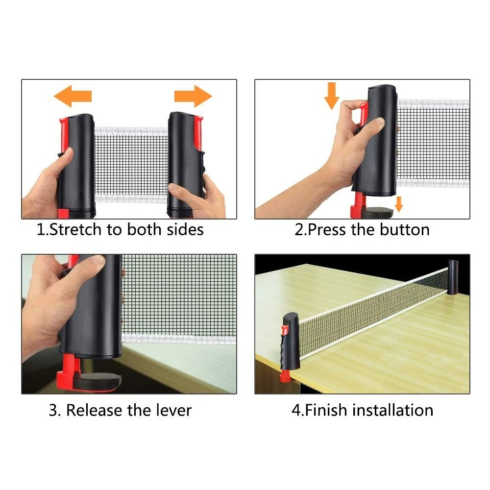 Table Tennis Net Ping Pong Rac - Table Tennis Kit 评论和价格