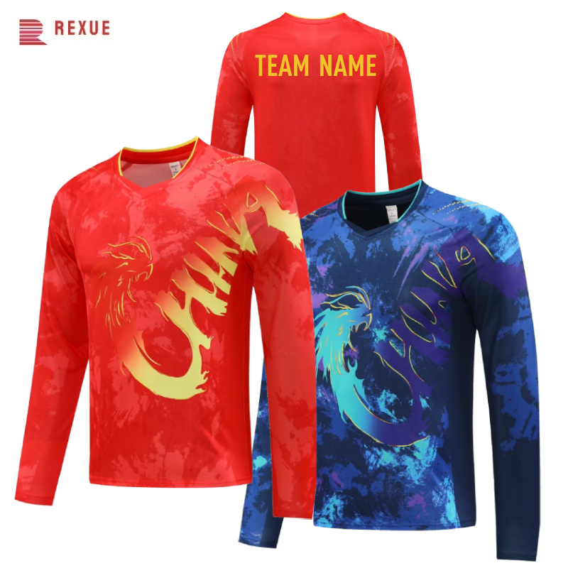 China Dragon Long Sleeve Table - Table Tennis Usa Team 评论和价格
