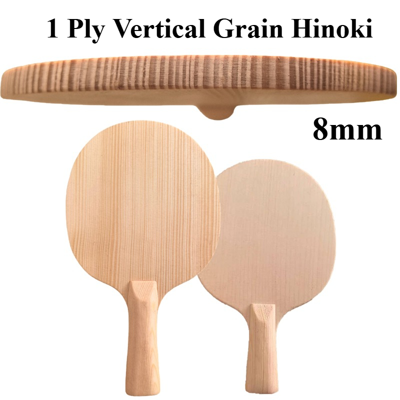 1-Ply 8mm Vertical Grain Hinok - Table Tennis Paddles 评论和价格