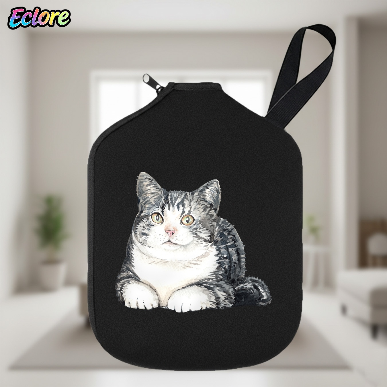 Cute Watercolor Cat Pickleball - Table Tennis Paddles 评论和价格