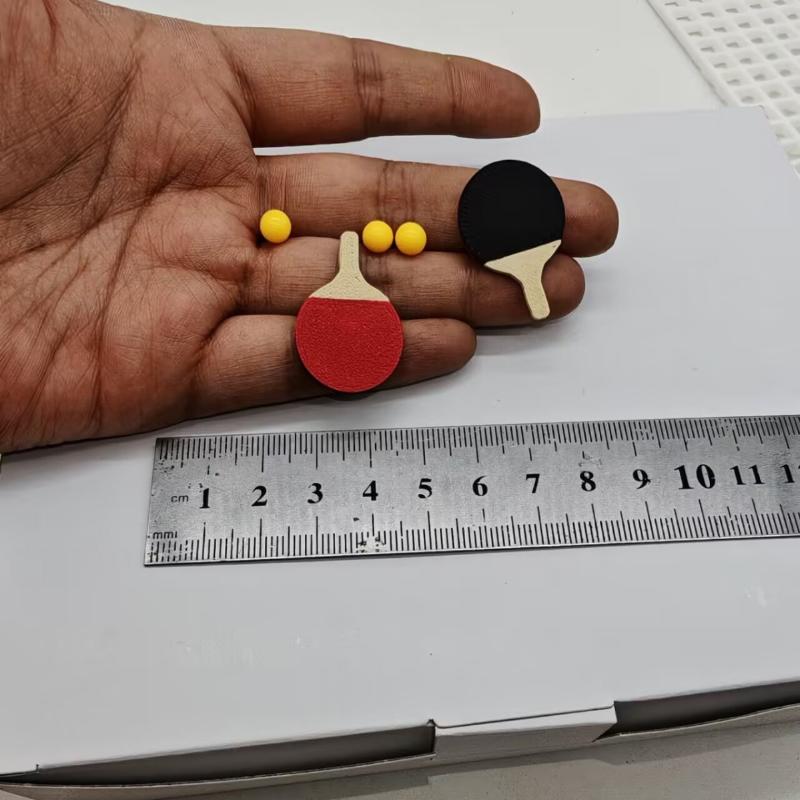 1Set Dollhouse Miniature Ping  - Table Tennis Reference 评论和价格