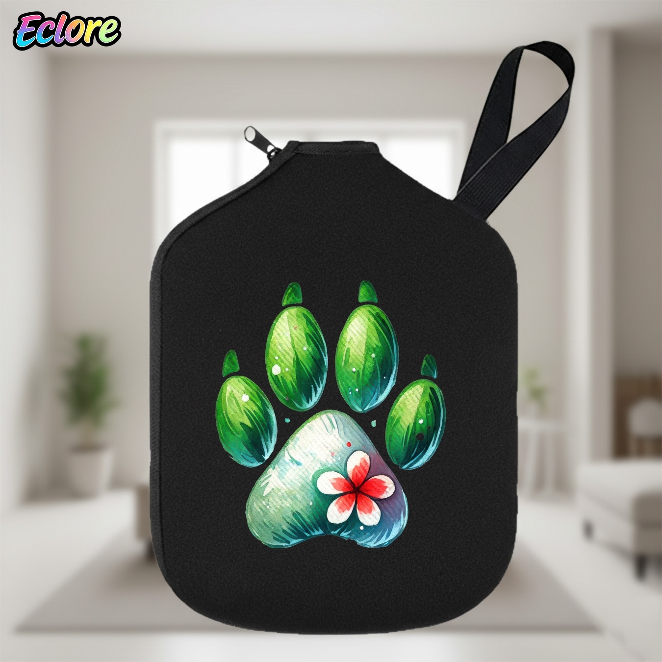 Green Watercolor Paw Print Pad - Table Tennis Paddles 评论和价格